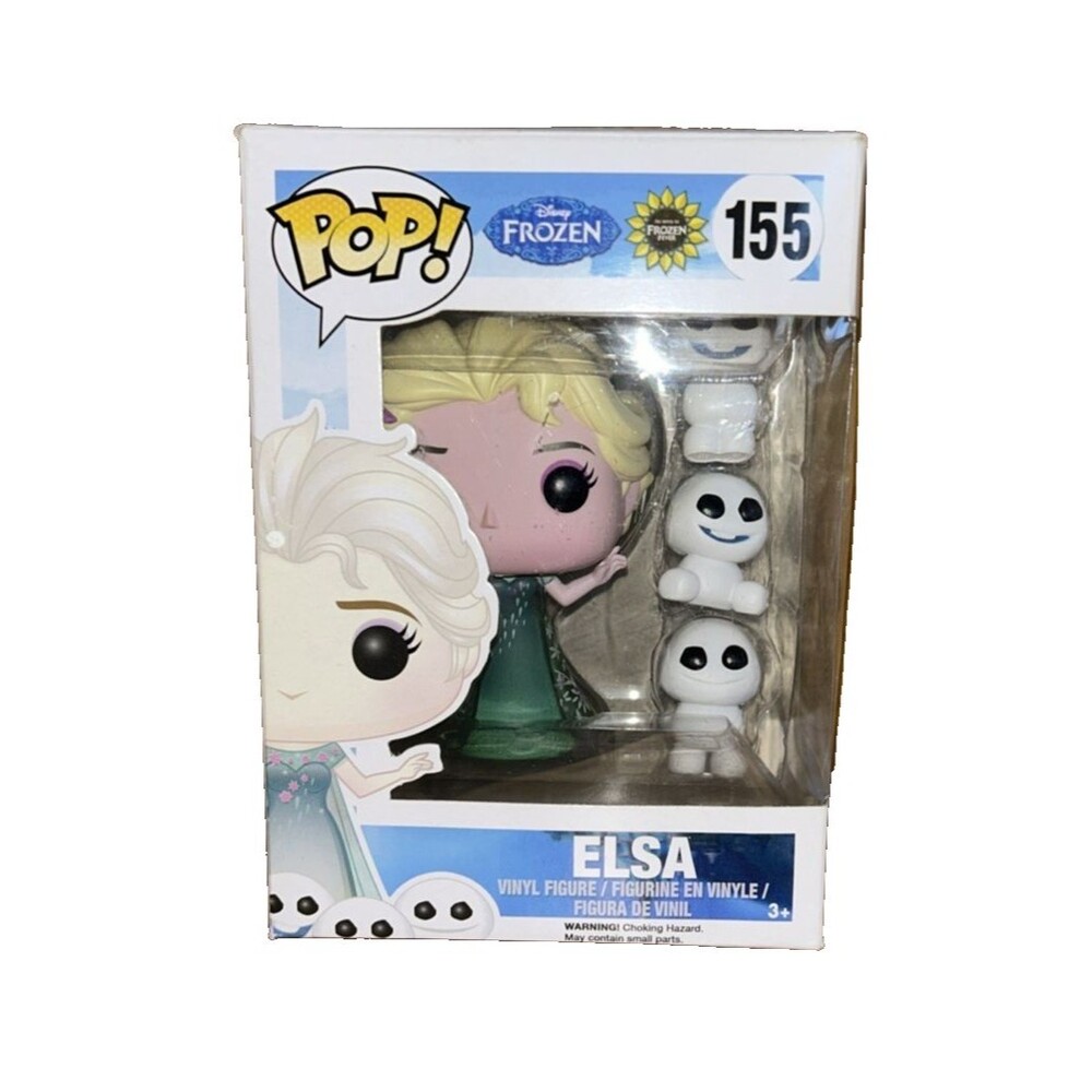 Funko POP! Disney #155: ELSA WITH SNOWGIES Frozen Fever 2015 Rare NEW
